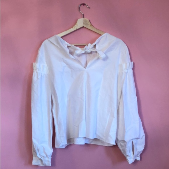 White cotton blouse from Top Shop - Picture 2 of 2
